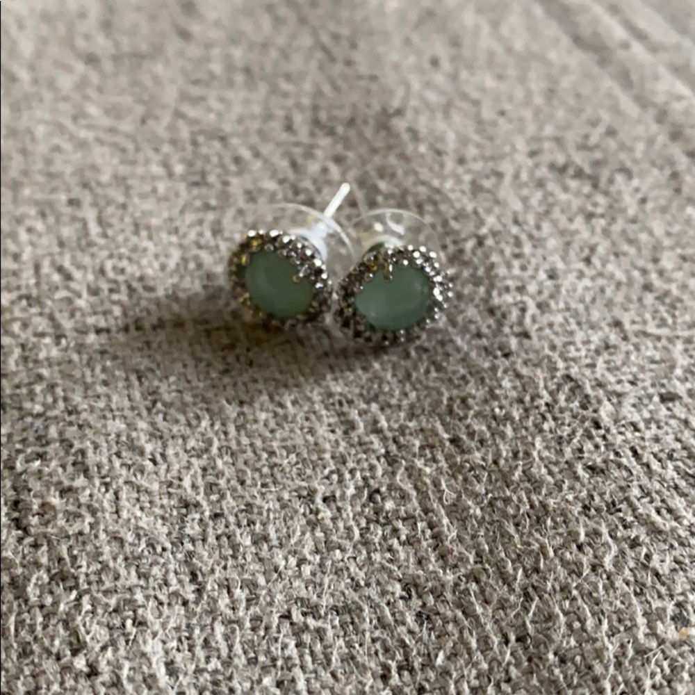 Custom Kendra Scott aqua stud earrings